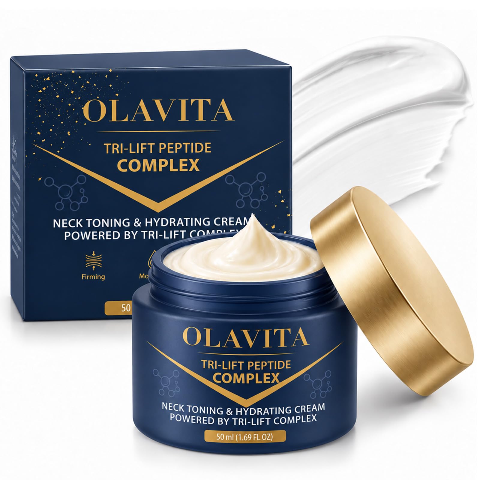 ETUIH Olavita front jar showing product label and jar benefit