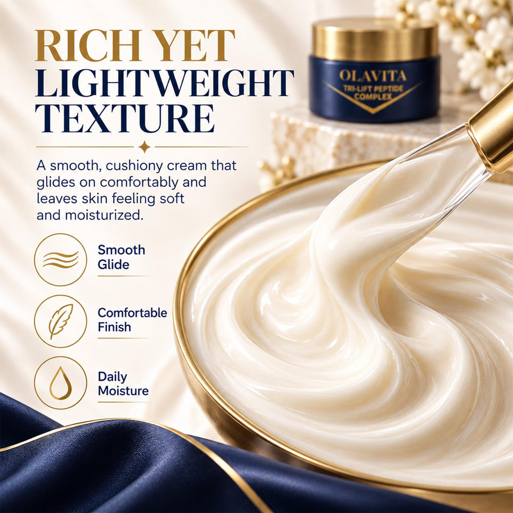 ETUIH Olavita key ingredients close-up highlighting peptide blend benefit