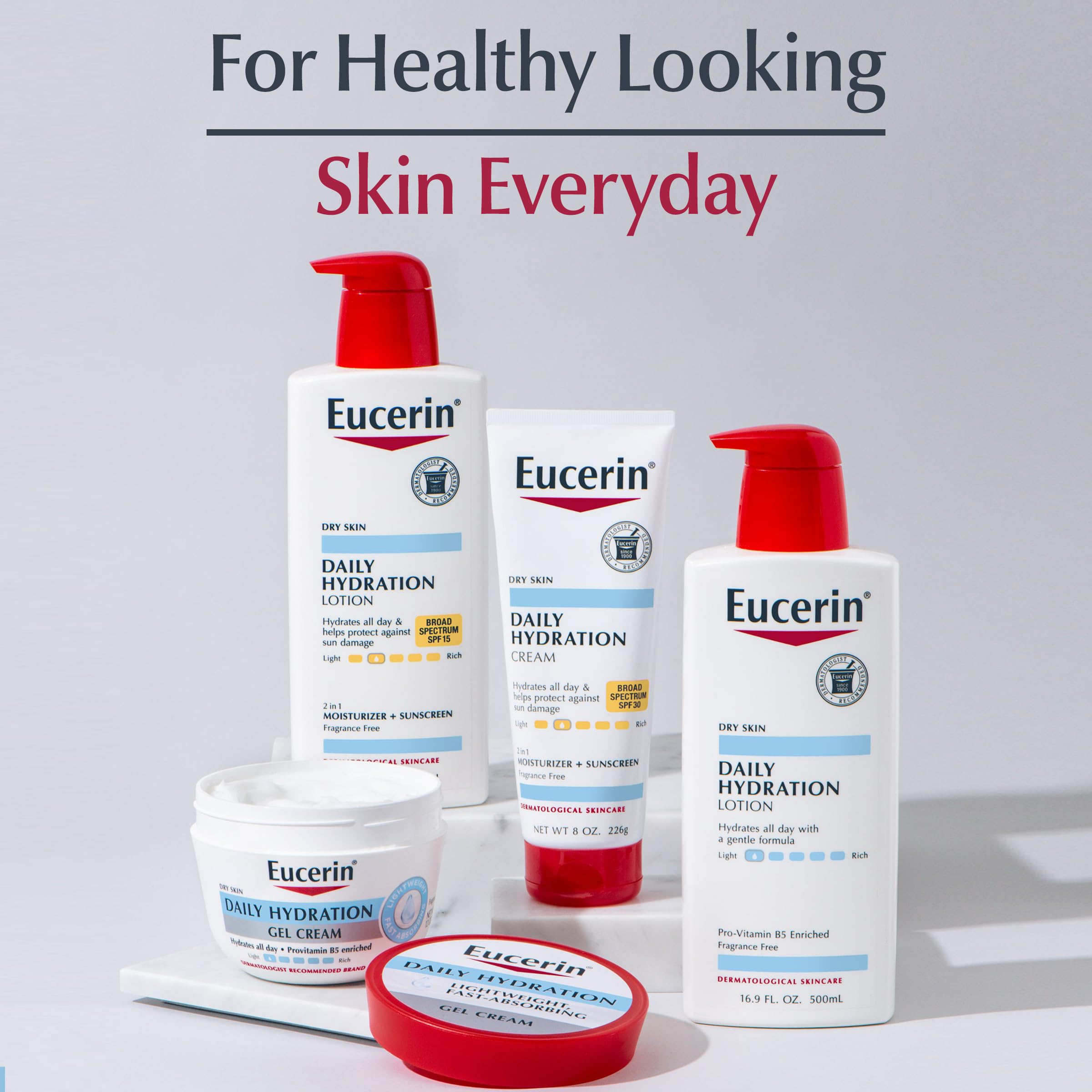 Eucerin glycerin ingredient visual underscoring hydrating benefit