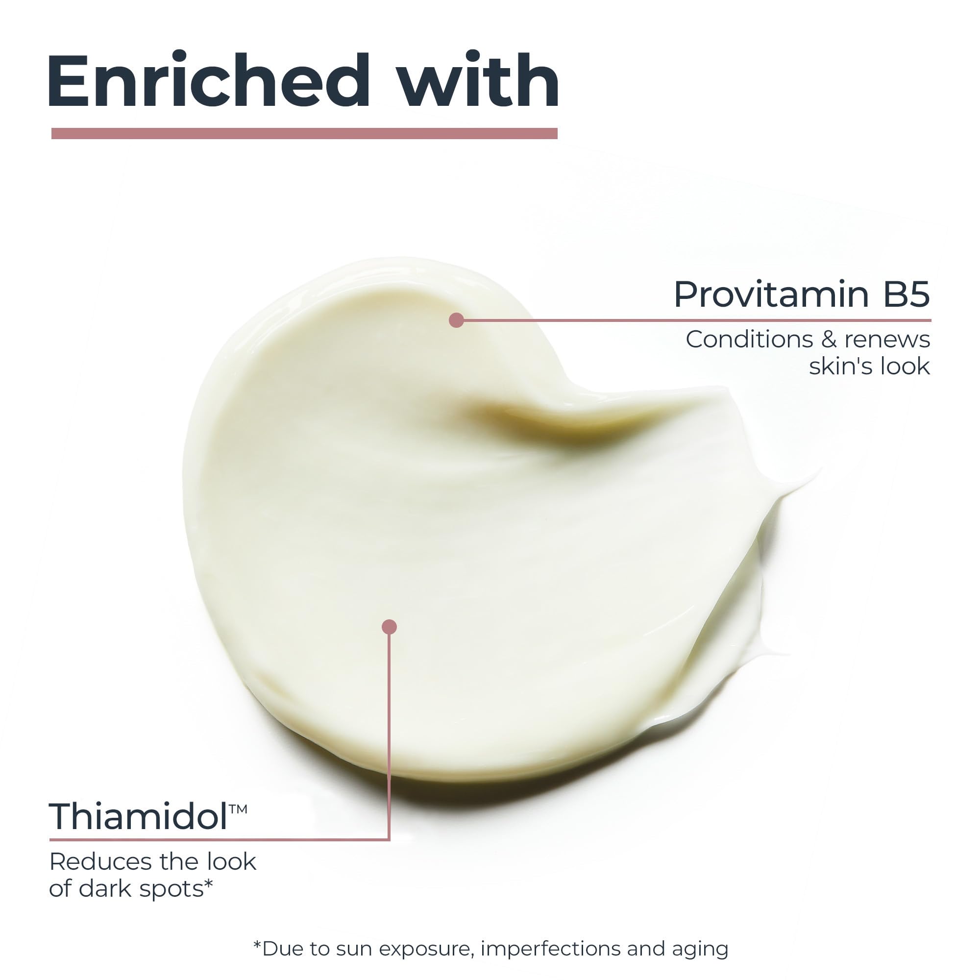 Eucerin 1.7 oz next to common items showing product scale