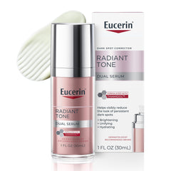 Eucerin front bottle showing sleek label and target benefit