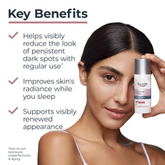 Eucerin jar open showing night cream texture and smoothness