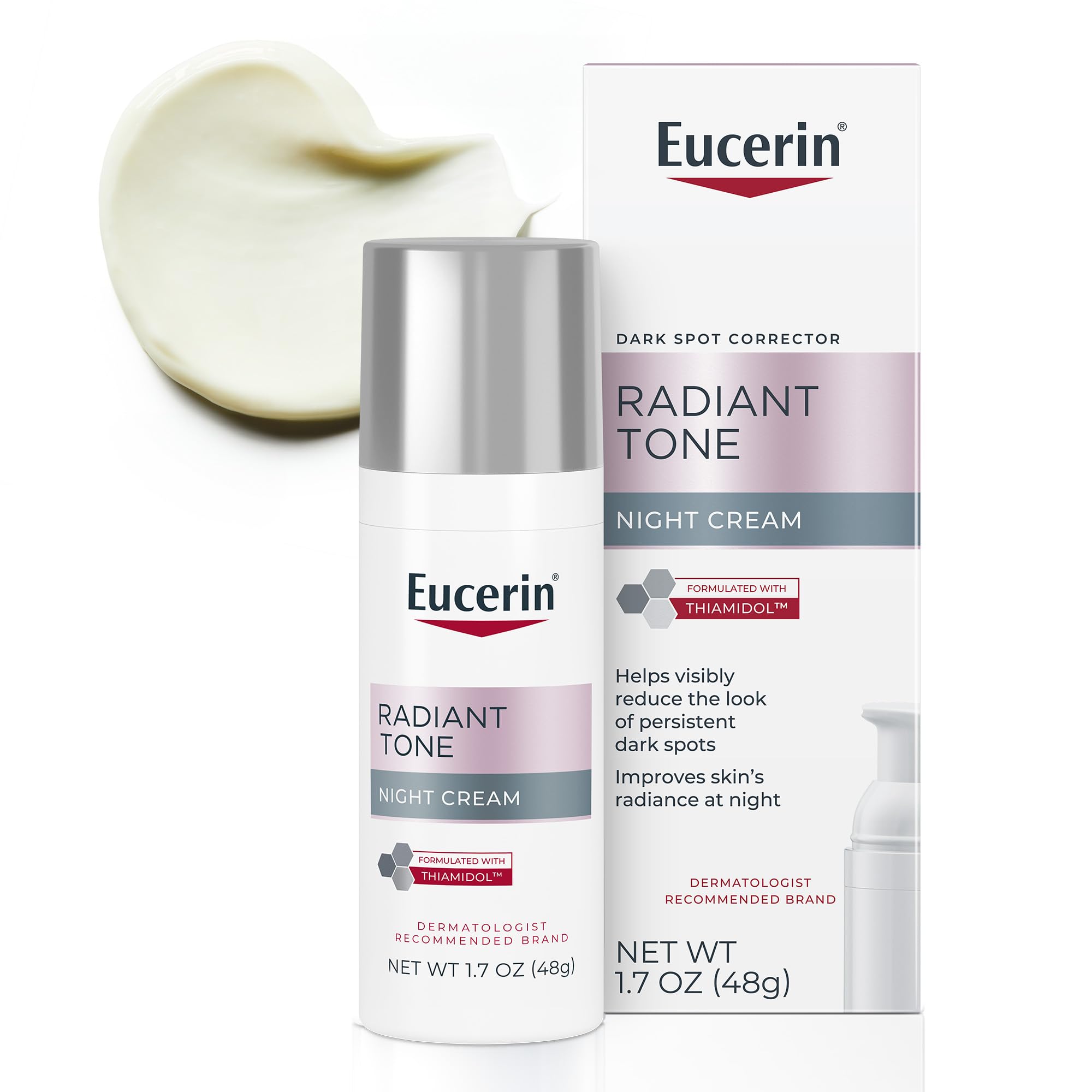 Eucerin front packaging showing product and benefits