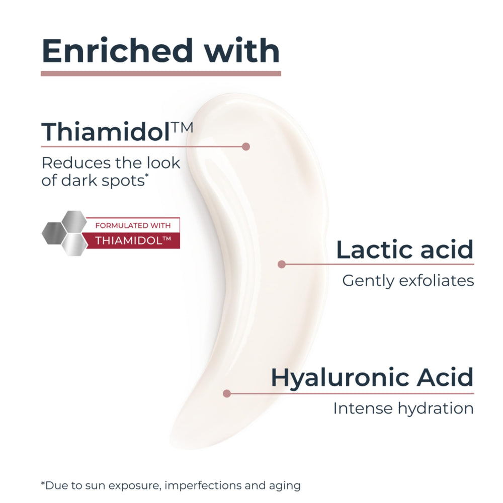 Eucerin applied to forearm showing visible skin improvement benefit