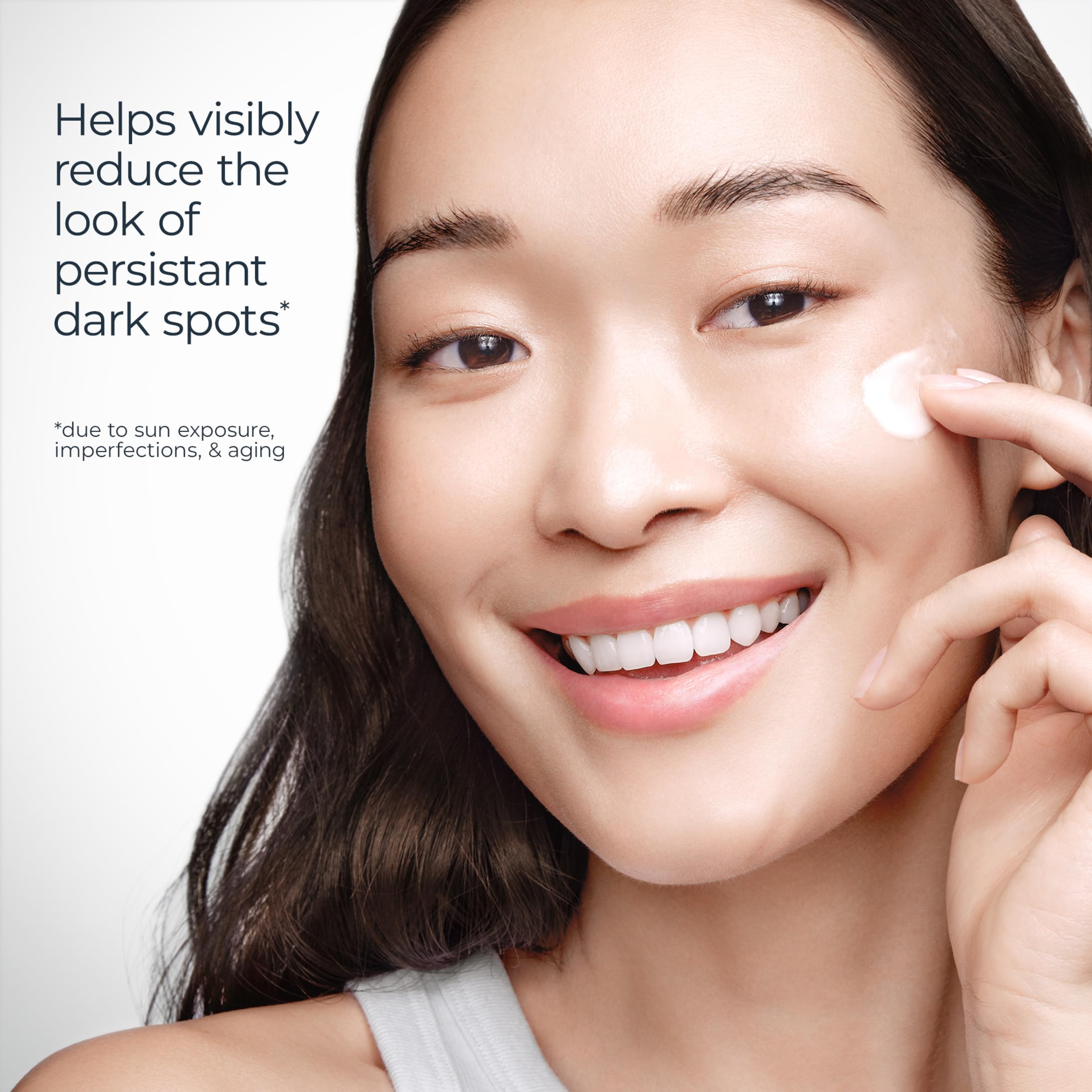 Eucerin radiant tone droplets on skin demonstrating hydration benefit