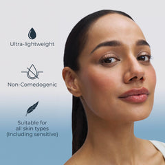 Eucerin dropper dispensing serum illustrating easy controlled application benefit