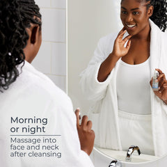 Close-up texture of Eucerin serum highlighting lightweight hydration benefit