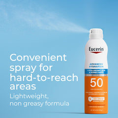 Eucerin clear finish on arm demonstrating no visible residue