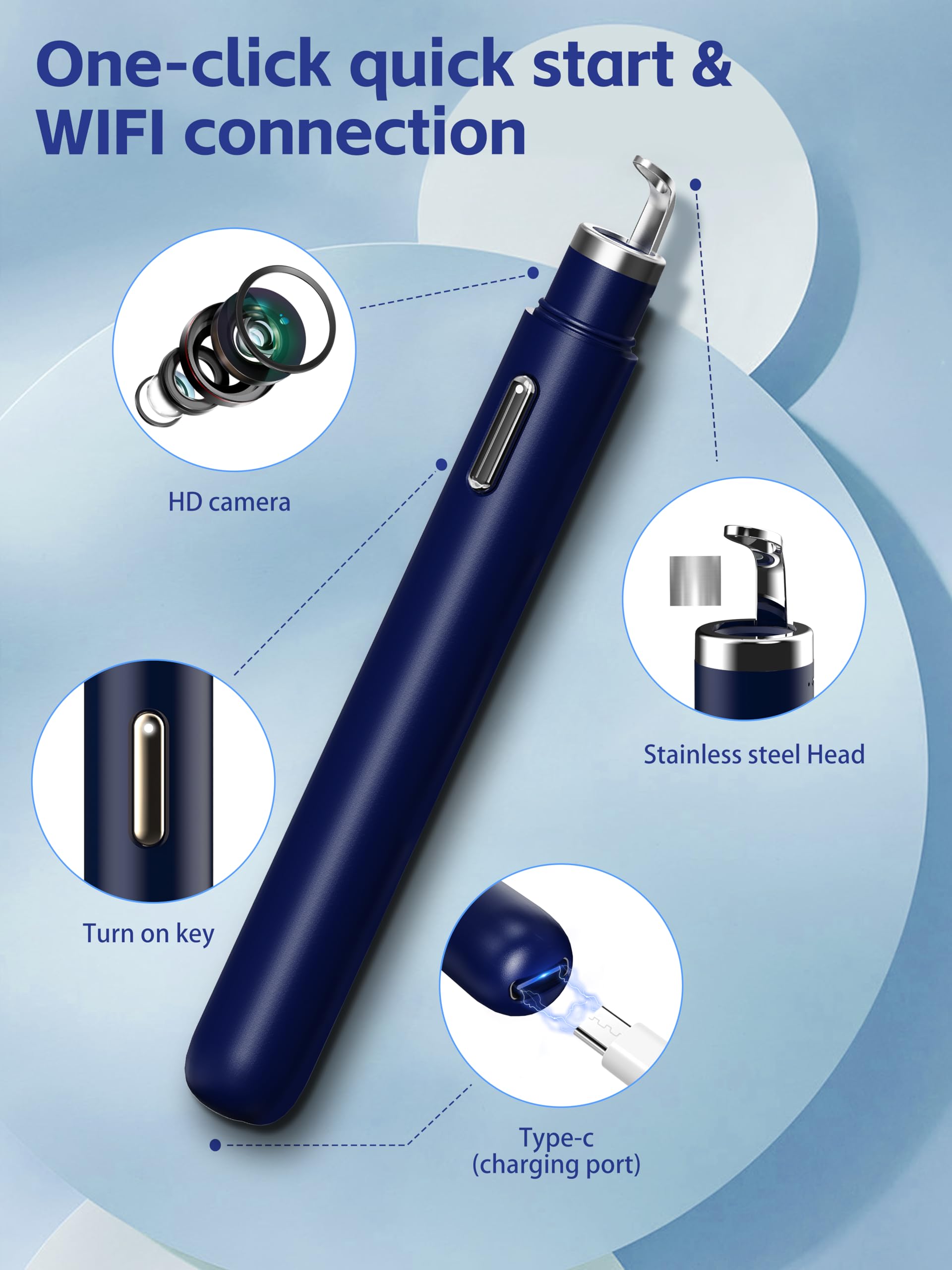 EURART device held in hand to show compact pen size and portability for travel