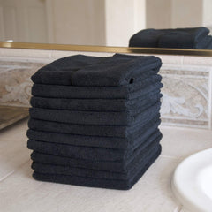 Eurow towel beside ruler to show 16x29 inch size for full-head coverage