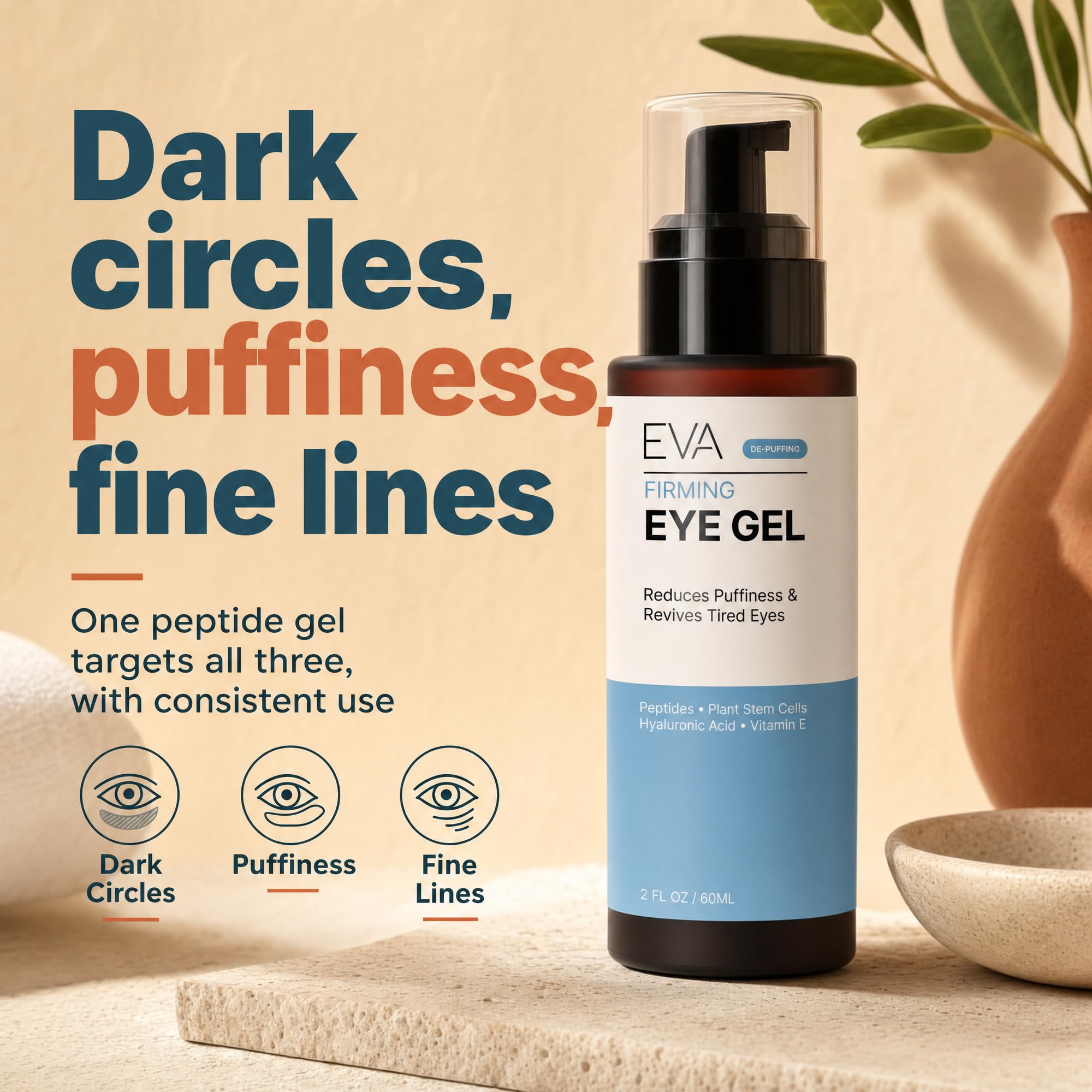 Eva Naturals close-up gel texture illustrating fast absorption benefit
