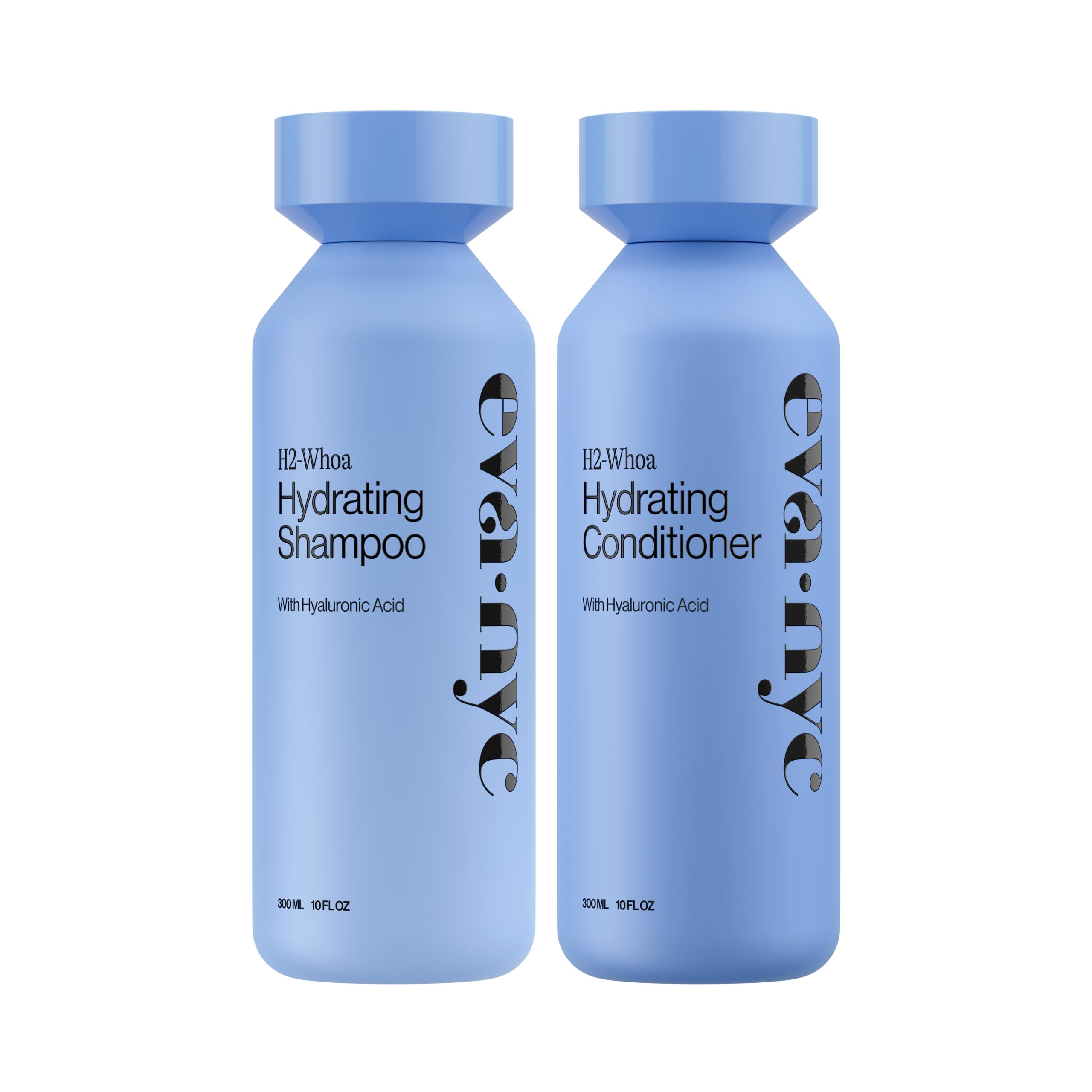 Eva NYC front packaging showing both hydrating shampoo and conditioner for moisturized hair