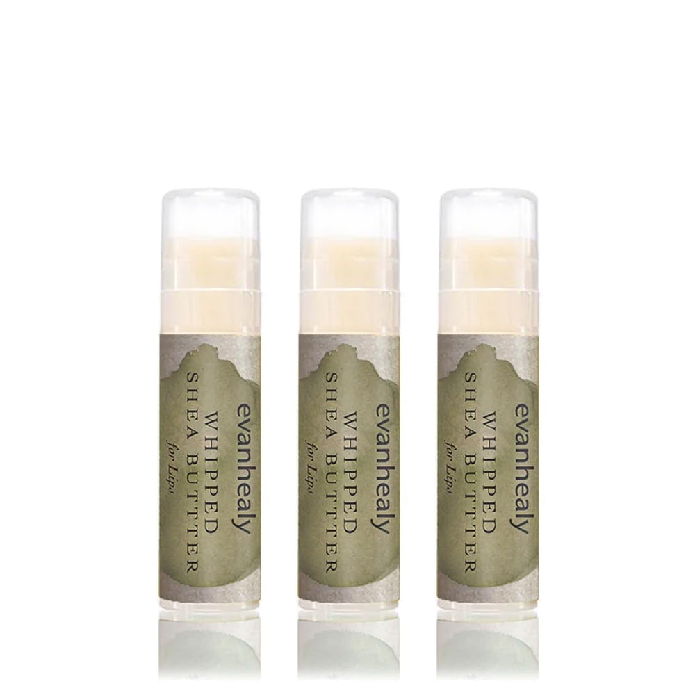 evanhealy front packaging showing three lip balm sticks for portable hydration