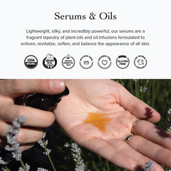 evanhealy silky oil texture pool showing quick absorption benefit