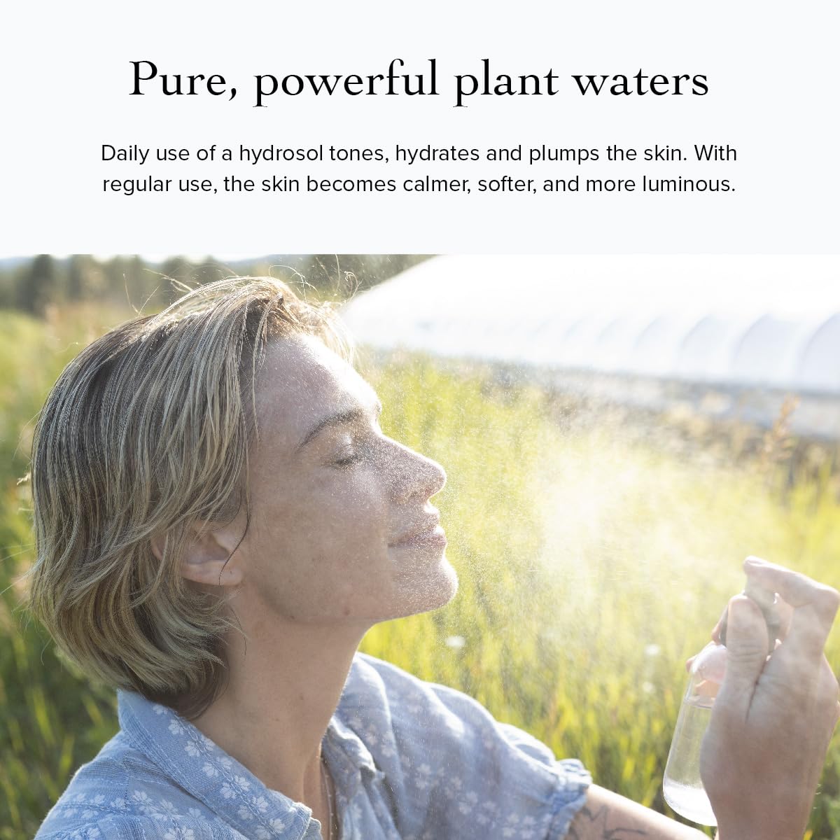 evanhealy facial mist applied from spray for instant refresh