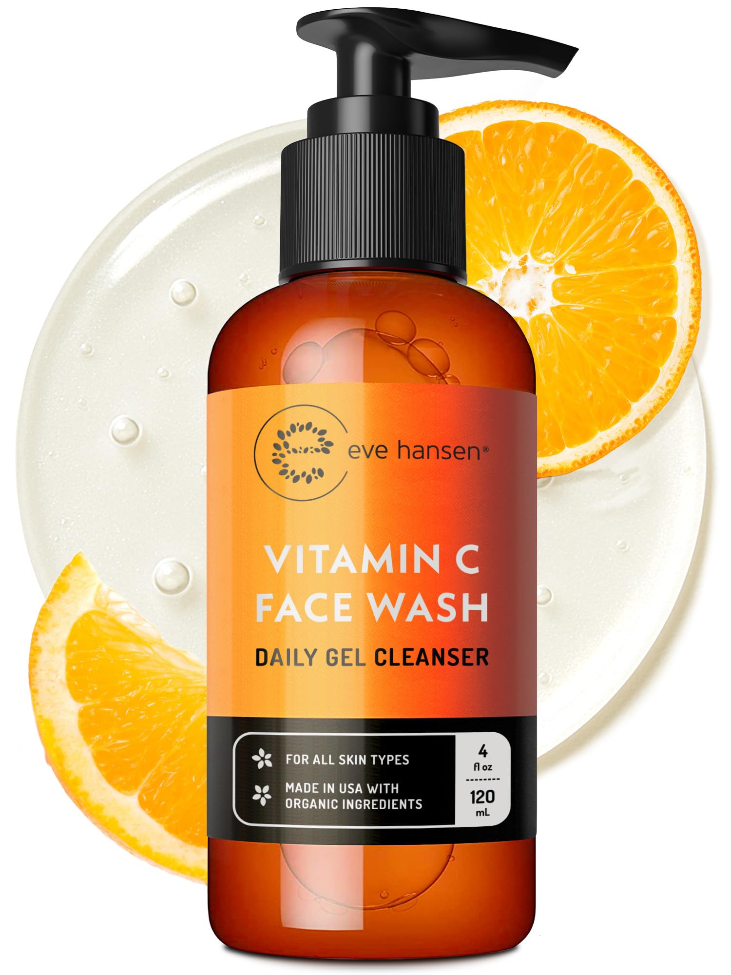 Eve Hansen front bottle showing product branding and clear gel benefits