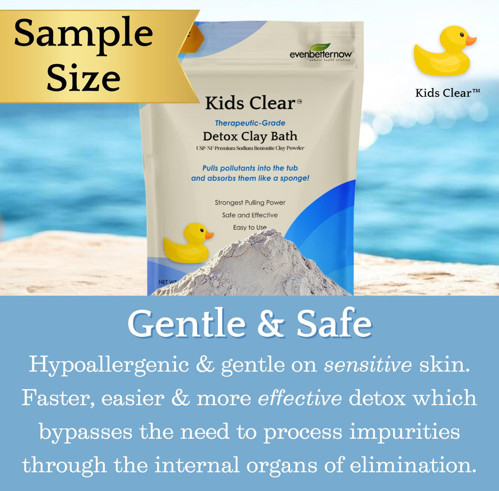 EvenbetterNow foot soak basin with dissolved clay illustrating targeted soak option benefit