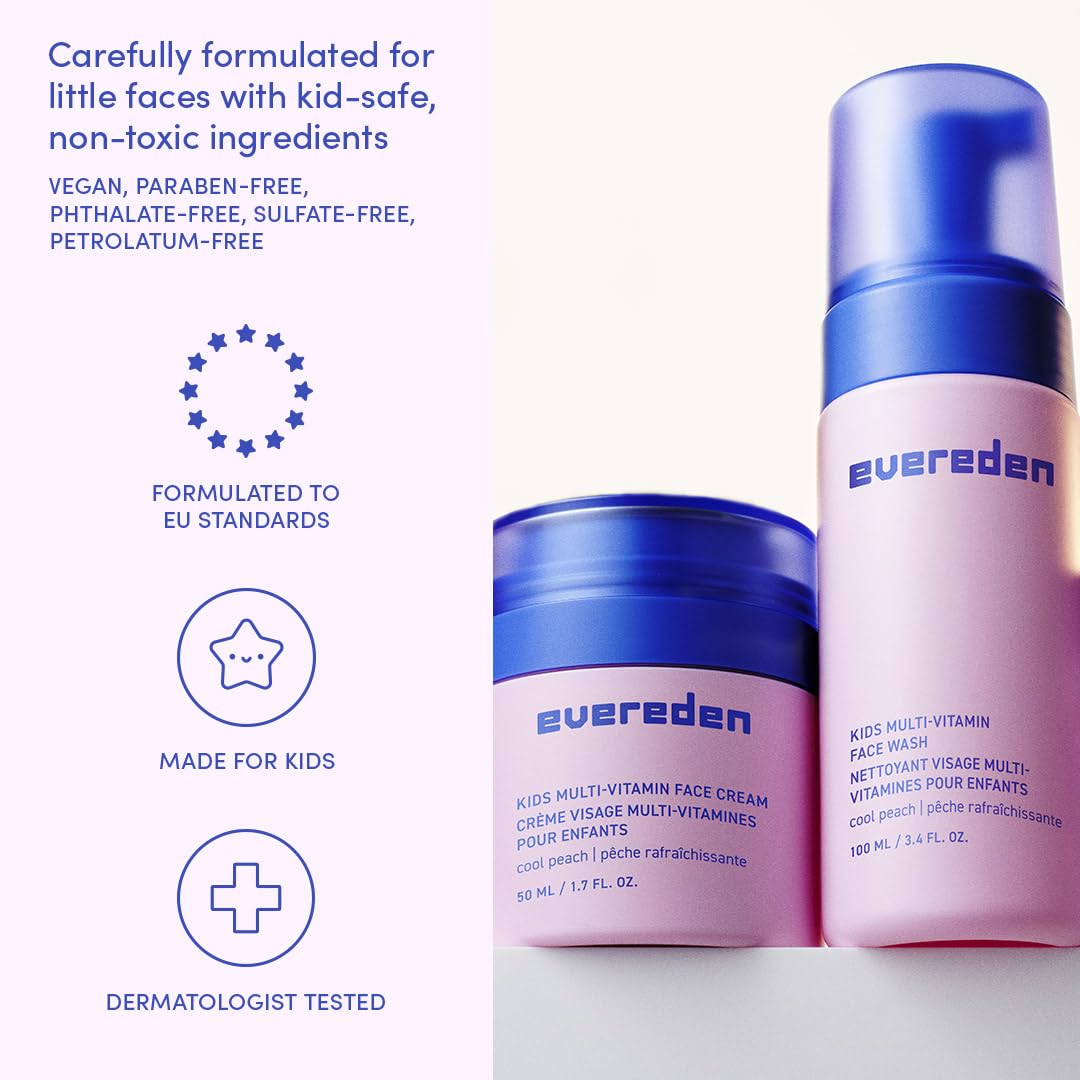 Evereden close-up of 2-in-1 shampoo conditioner tube highlighting gentle lather
