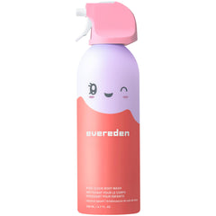 Evereden bottle front packaging showing Coconut Splash and playful foam benefits