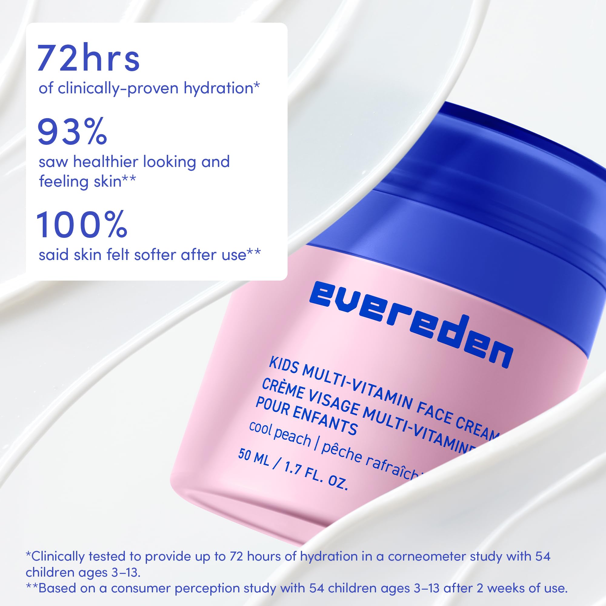 Evereden detangler spray bottle labeled berry scent for easy styling and detangling