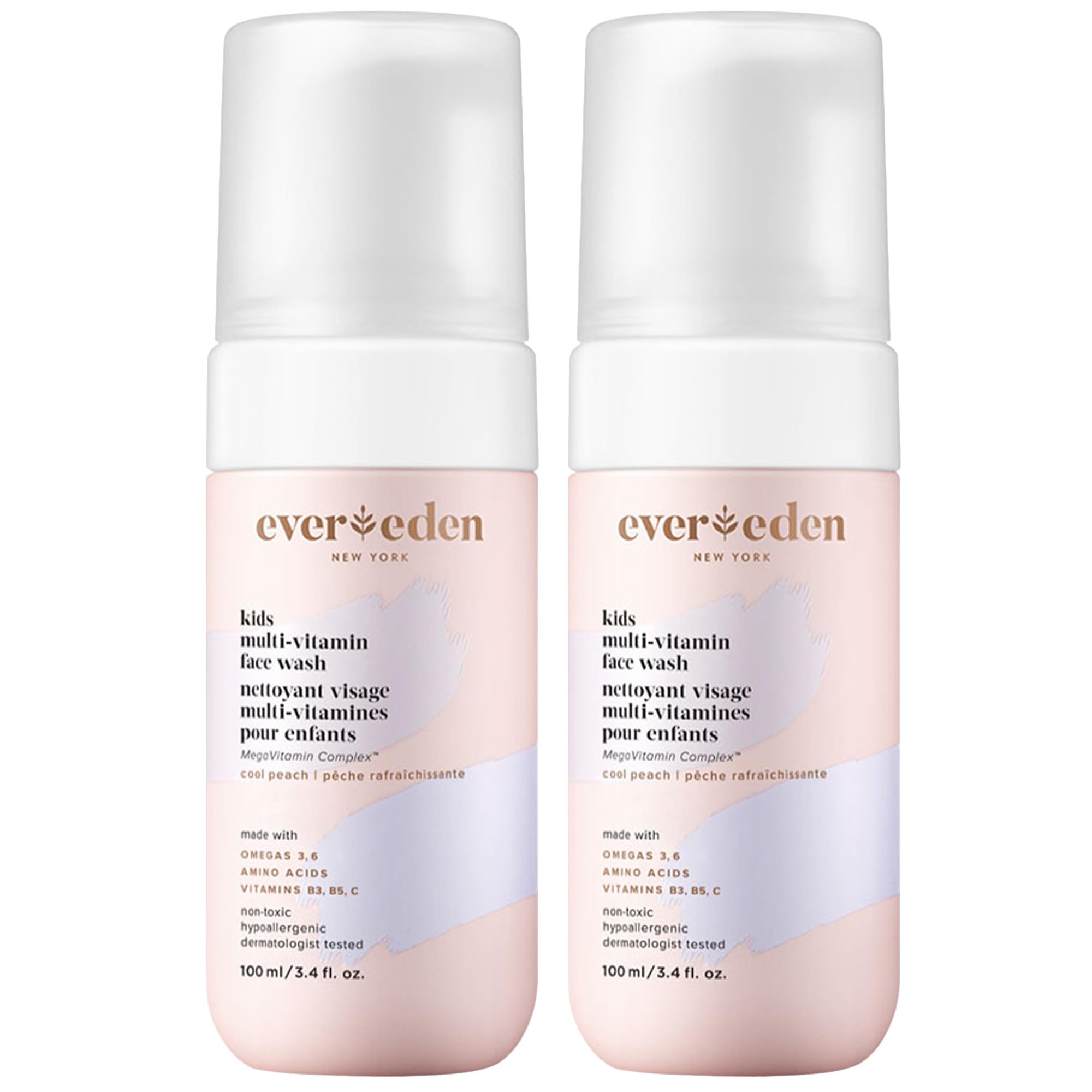 Evereden front packaging showing product and calming peach scent benefit