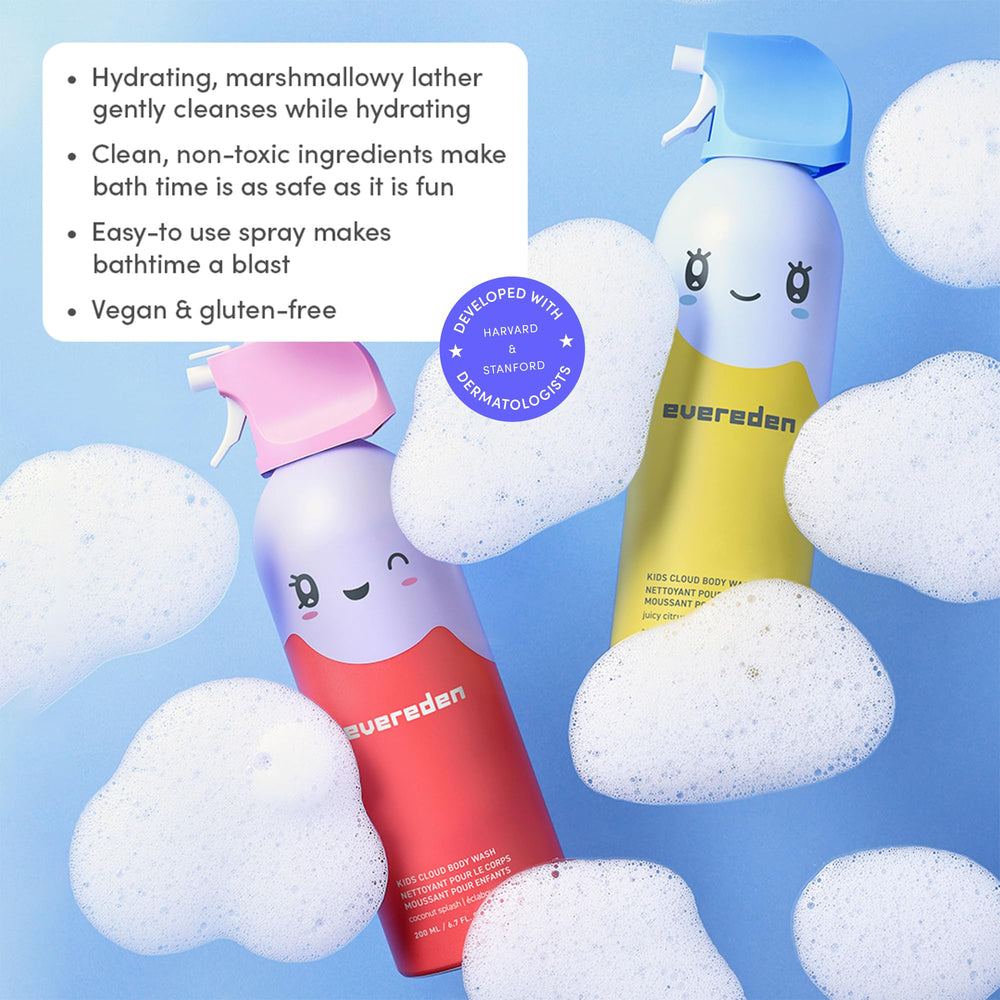 Evereden airy foam texture on small hand showing gentle, moldable play benefit