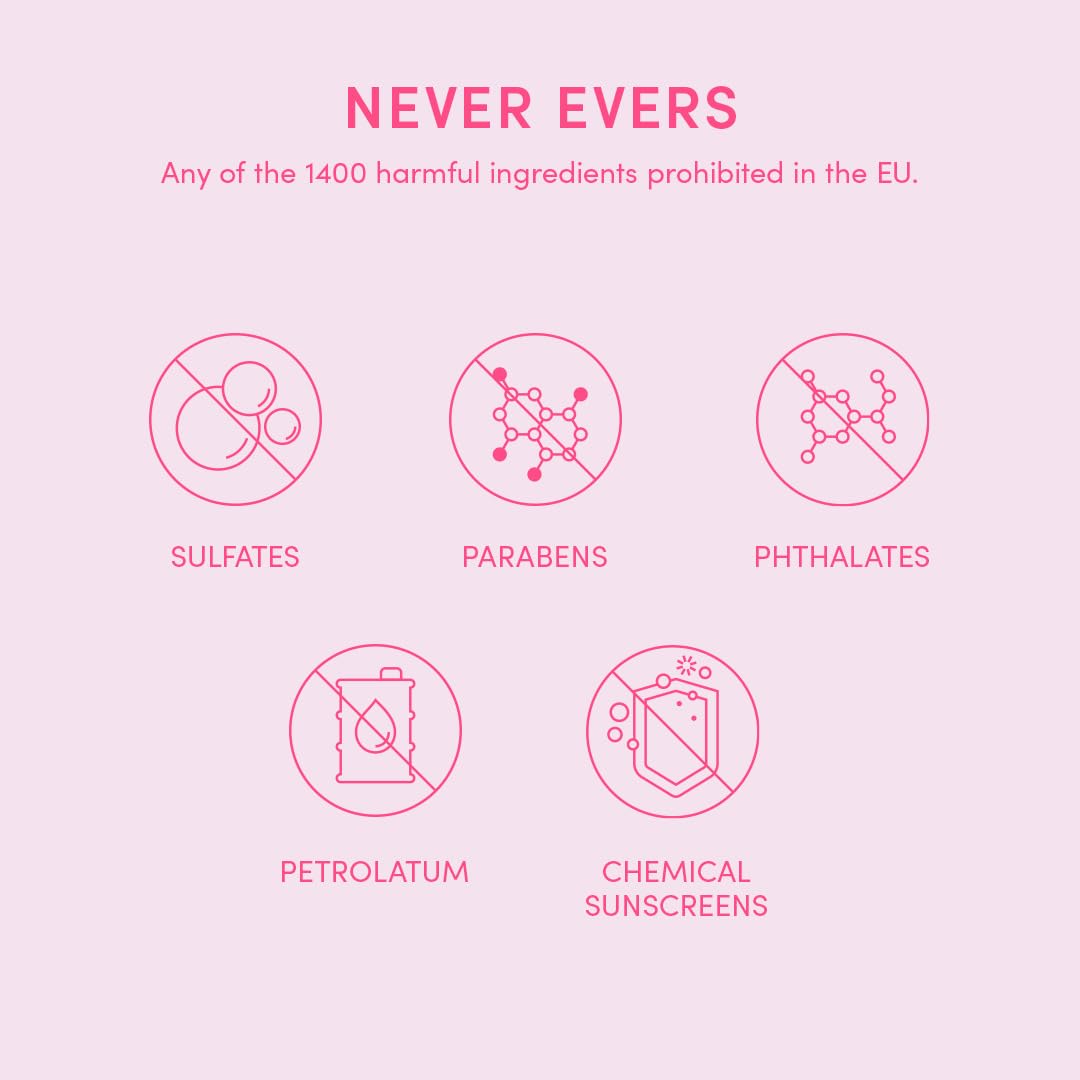 Evereden hands massaging cream illustrating smooth non-greasy feel