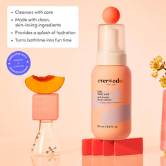 Evereden pump detail highlighting easy-dispense bottle for parents