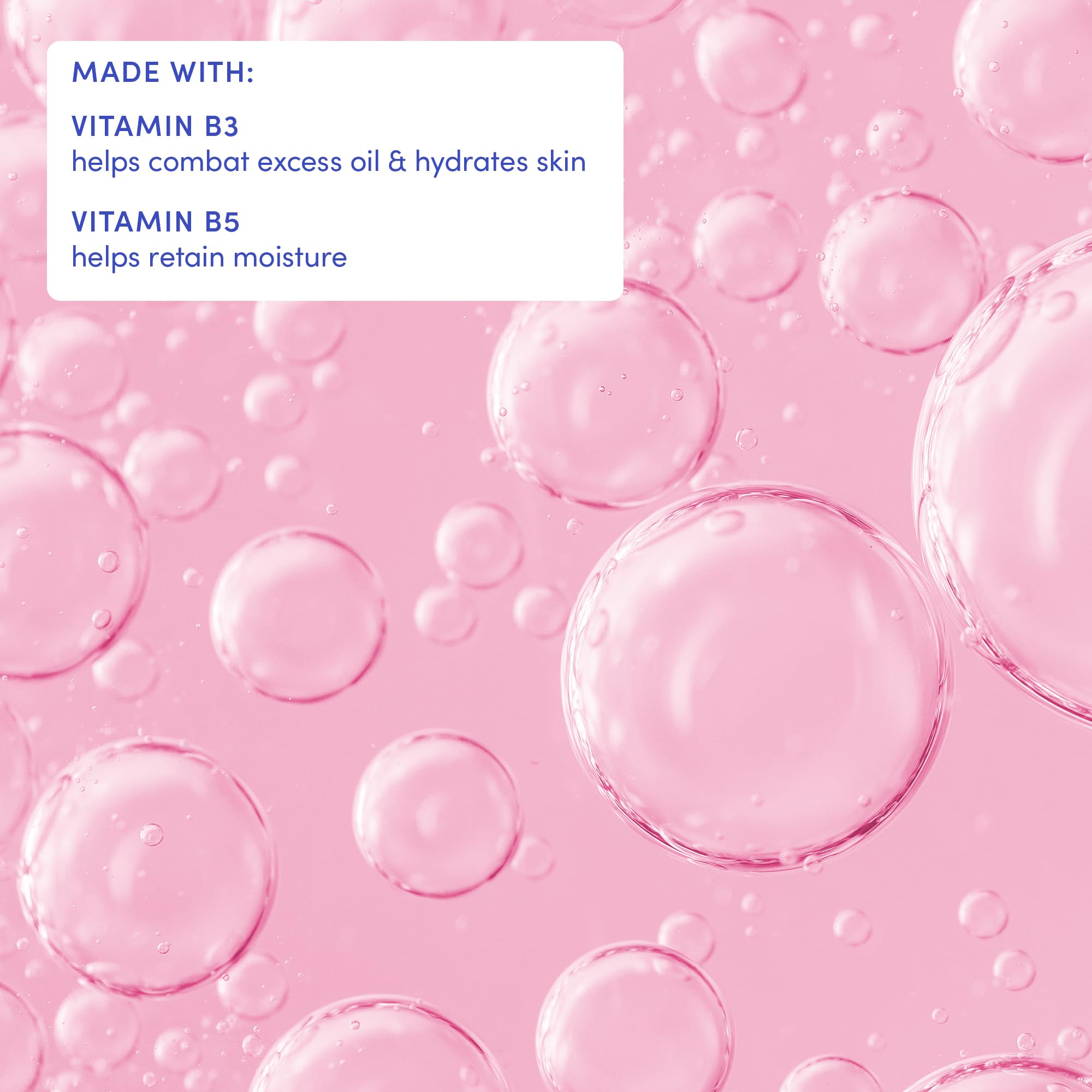 Evereden label highlighting vitamins and clean ingredients for skin support