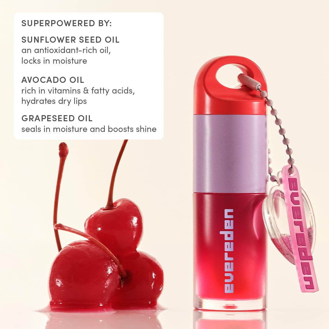 Evereden child applying lip oil in lifestyle setting for comfortable, safe use