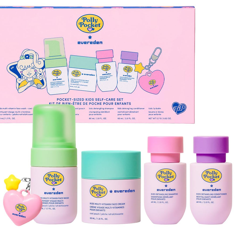 Evereden Polly Pocket front packaging showing gift-ready set and fun branding for easier gifting