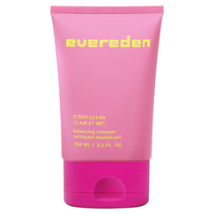 Evereden cleanser front packaging showing bottle and benefits