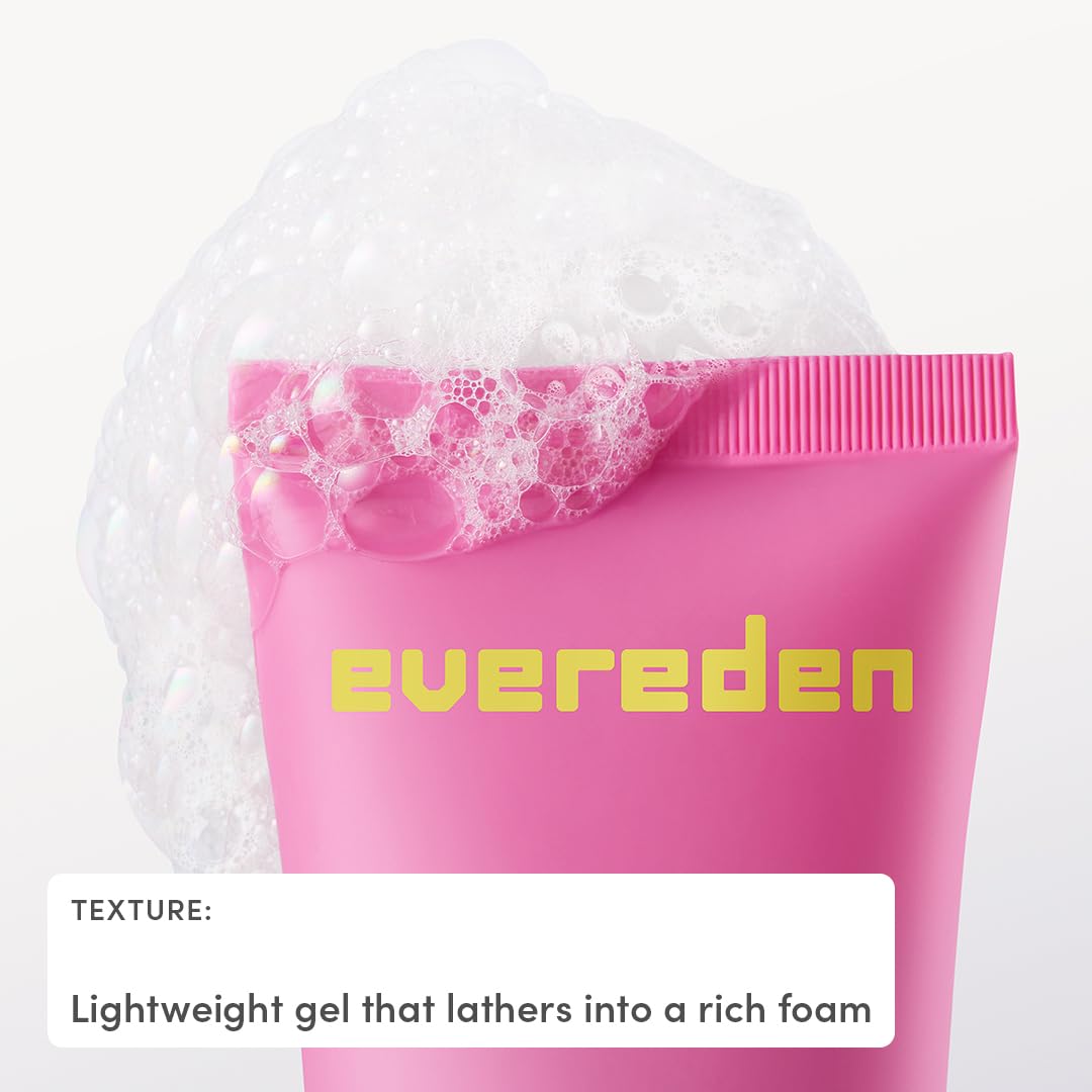 Evereden in-shower lifestyle shot showing practical daily cleansing