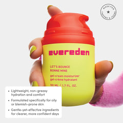 Evereden close-up of gel texture showing lightweight hydration finish
