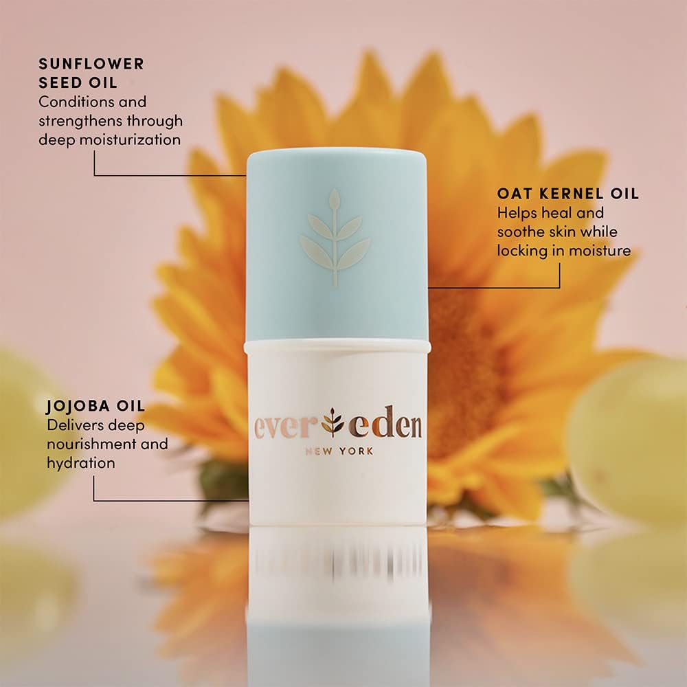 Evereden creamy balm texture close-up demonstrating smooth glide benefit