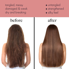 everlong texture finish displaying soft shiny strands after use