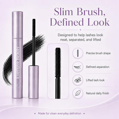 Everlove close-up showing mascara coating lashes for length and definition