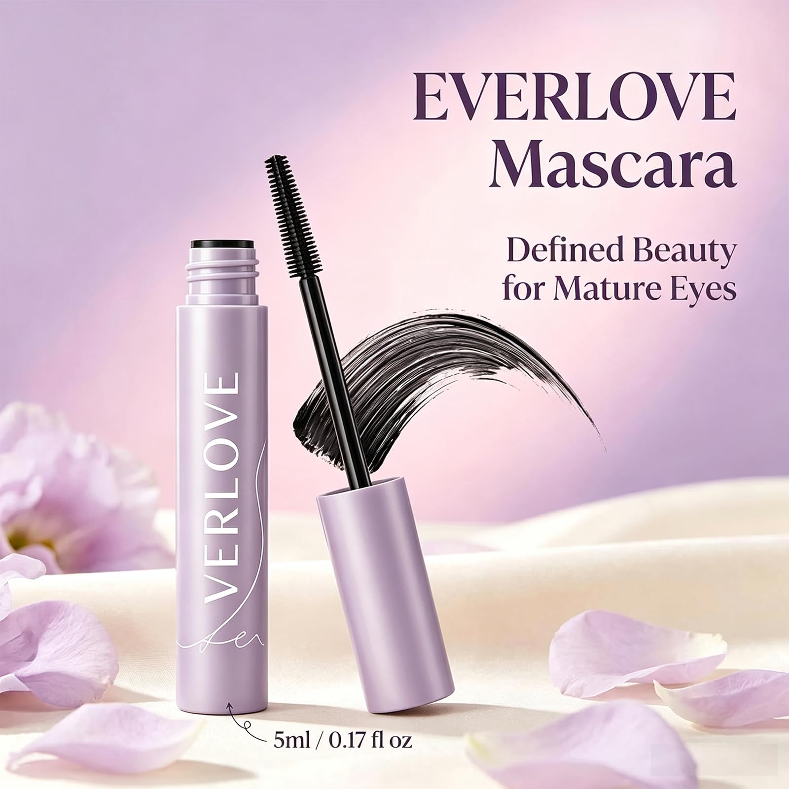 Everlove size comparison in hand showing compact 5 mL travel-friendly tube