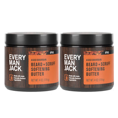 Every Man Jack front packaging showing Aged Bourbon scent and 2-pack convenience