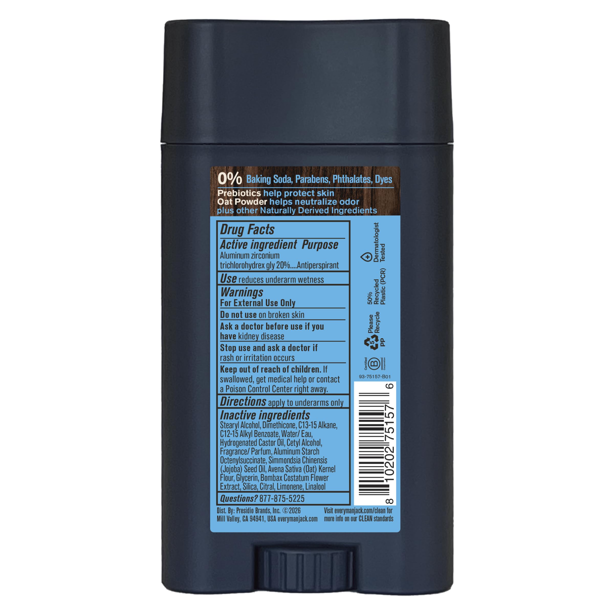 Every Man Jack sticks in gym bag scene showing convenience and on-the-go protection benefit