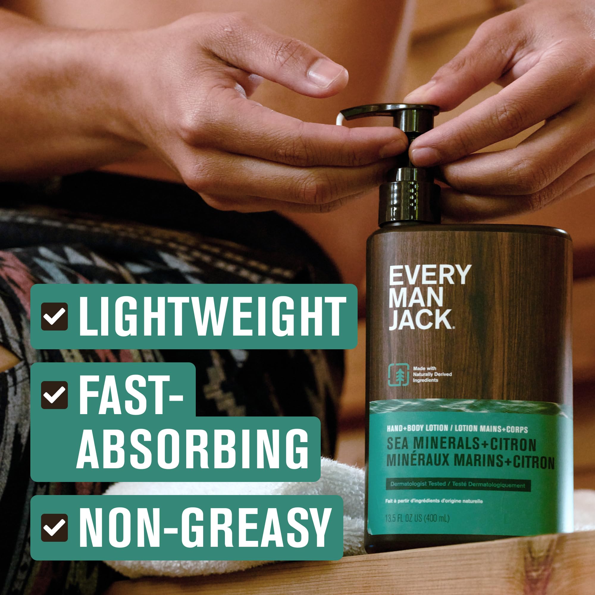 every man jack back label with ingredient details for informed buyers