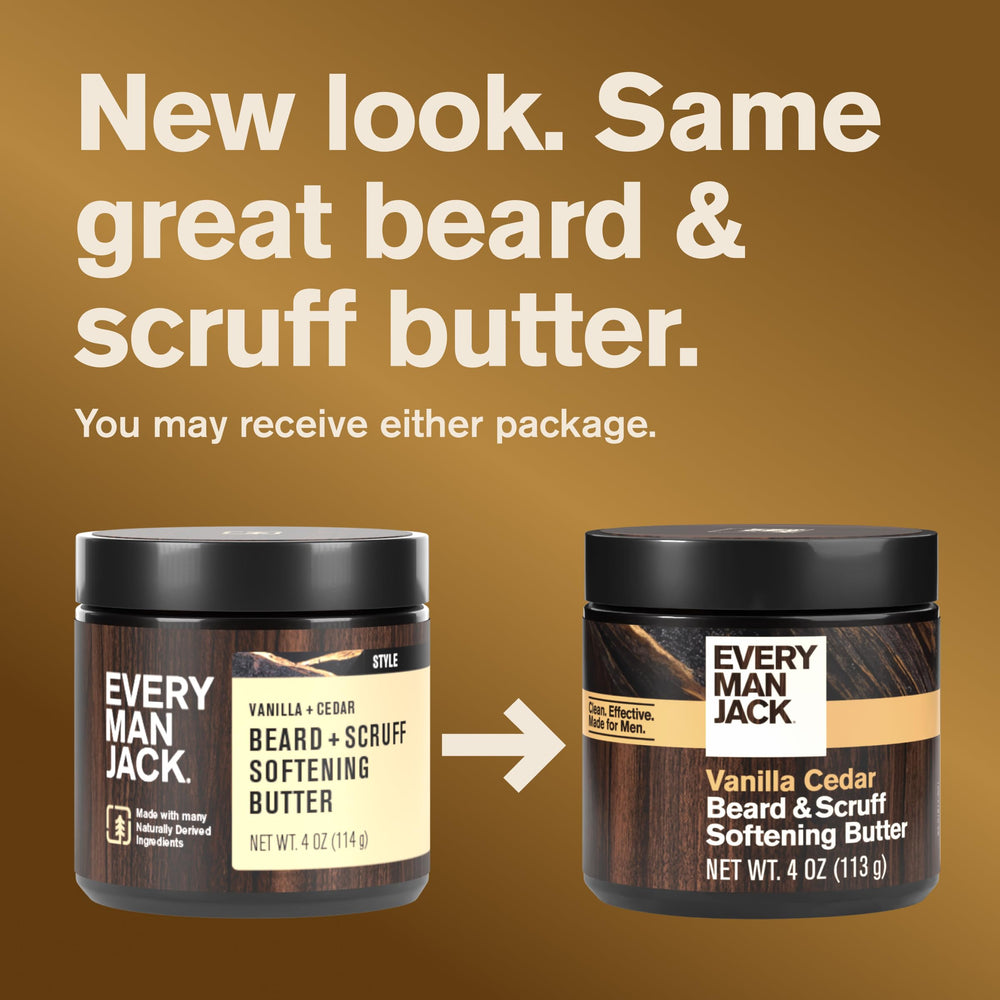 Every Man Jack butter on palm demonstrating small amount needed for conditioning