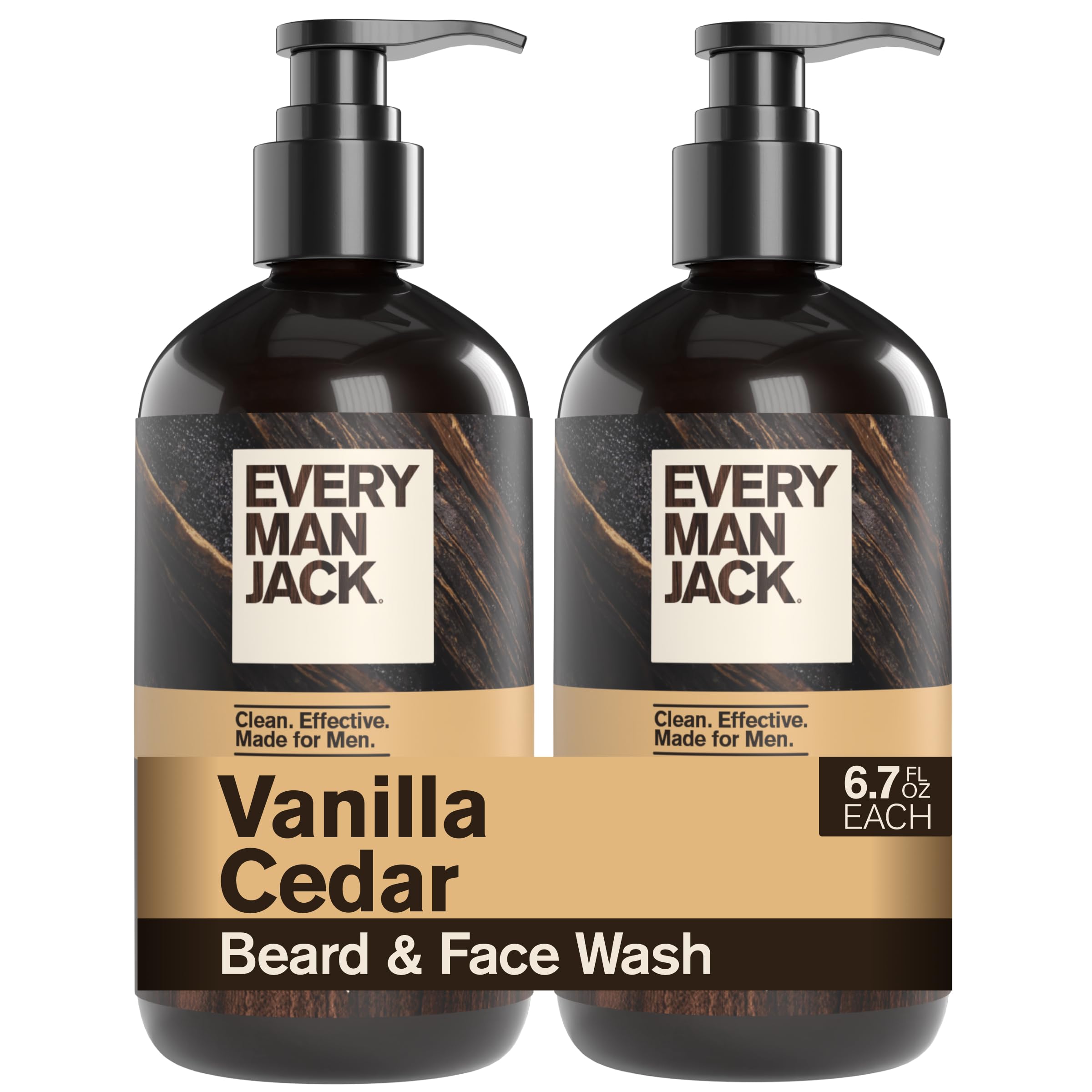 Every Man Jack front packaging showing clean bottle and label benefit easy recognition