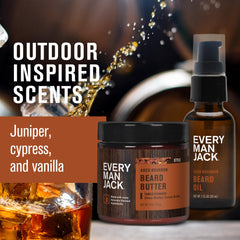 Every Man Jack oil dropper delivering measured drops for deep hydration