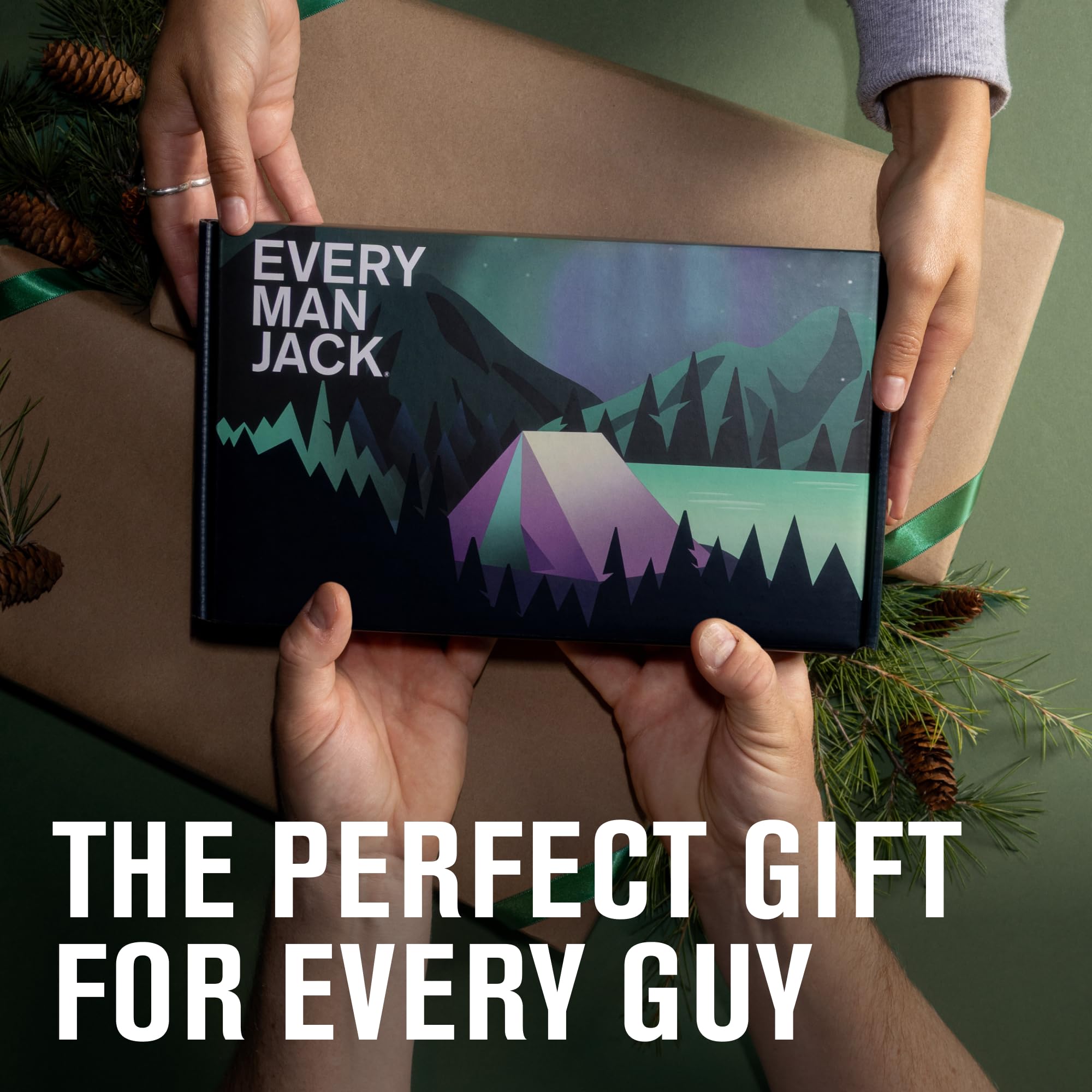 Every Man Jack bottle in hand for scale to show generous 13.5 fl oz size
