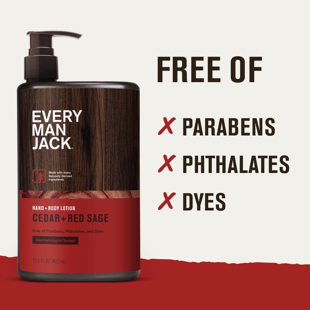 Every Man Jack two bottles on vanity showing travel and home convenience