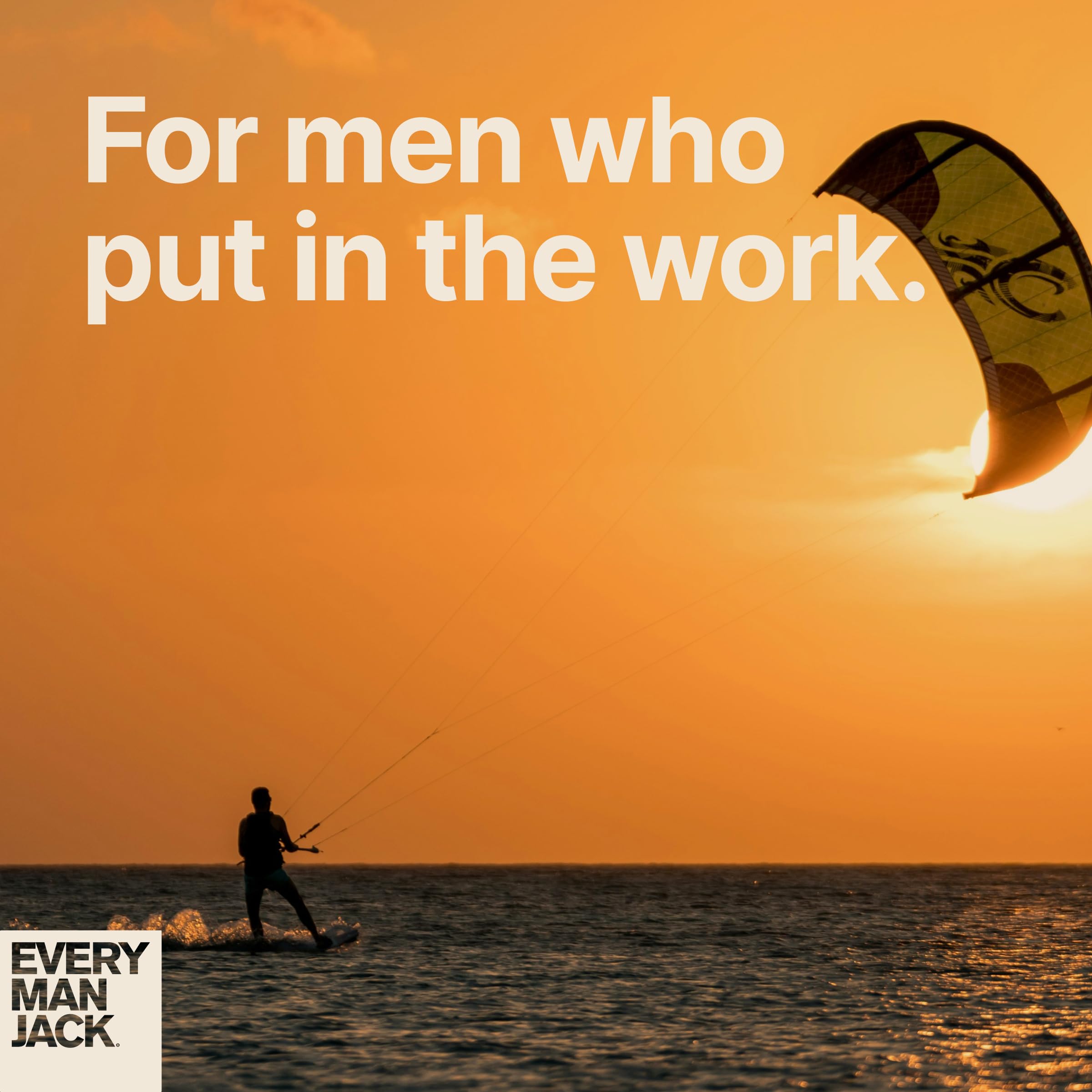 Every Man Jack bottle on a beach setting suggesting relaxed coastal scent