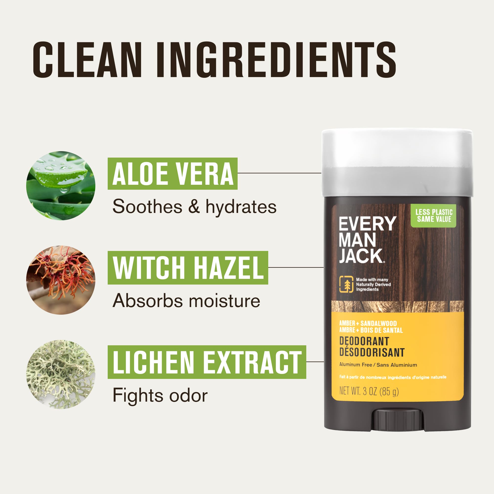 Every Man Jack deodorant in bathroom setting illustrating daily grooming convenience