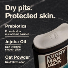 Every Man Jack close-up of stick texture showing smooth, non-greasy glide