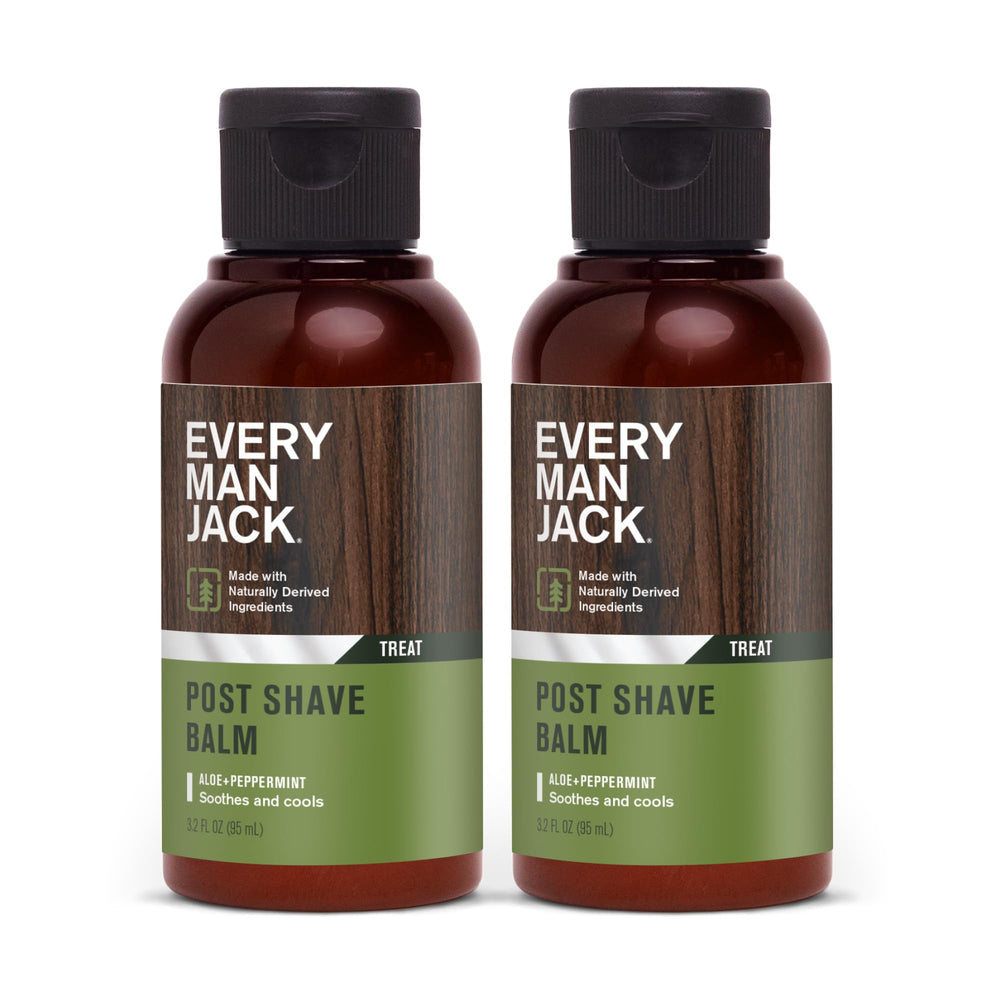 Every Man Jack tube with recyclable symbol emphasizing sustainable packaging